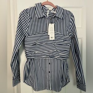 NWT Veronica Beard Baylor Shirt size 6